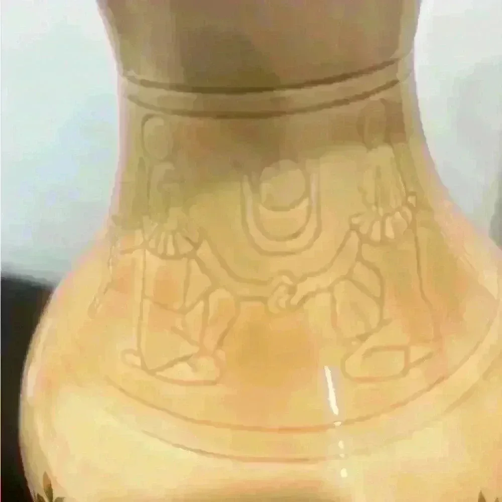 1978 Signed Duncan Enterprises Egyptian Hieroglyphics vase